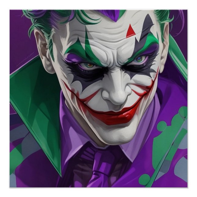 brilliant poster Joker art deco (Front)