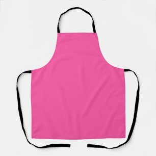 Brilliant rose  (solid colour)  apron