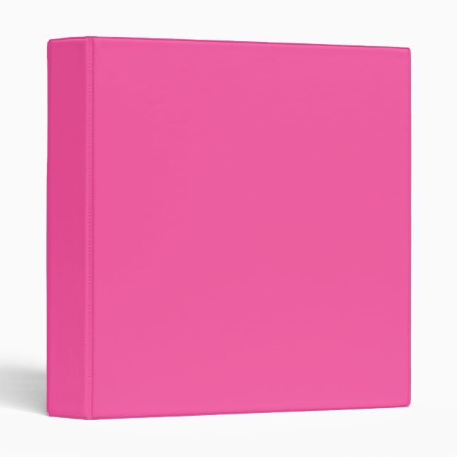 Brilliant rose  (solid colour) binder (Front/Spine)