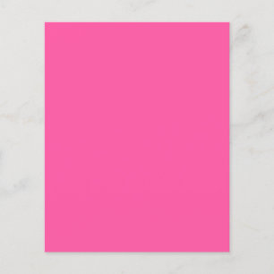 Brilliant rose (solid colour) flyer