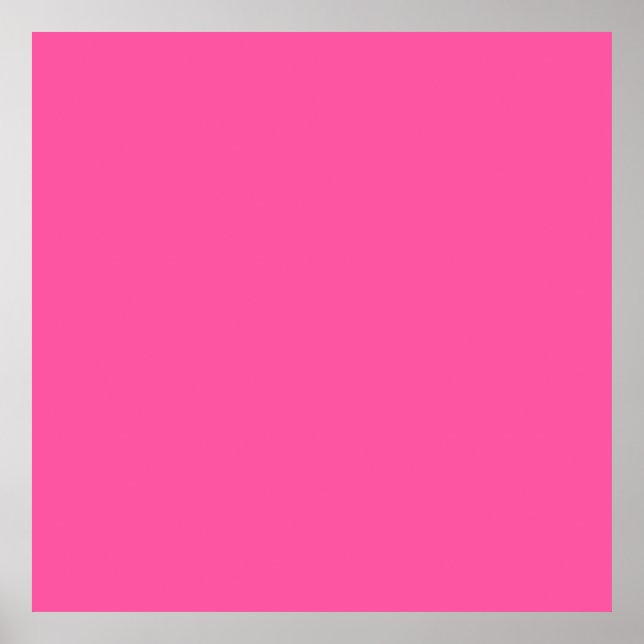 Brilliant rose  (solid colour)  poster (Front)