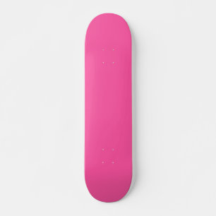 Brilliant rose  (solid colour)  skateboard