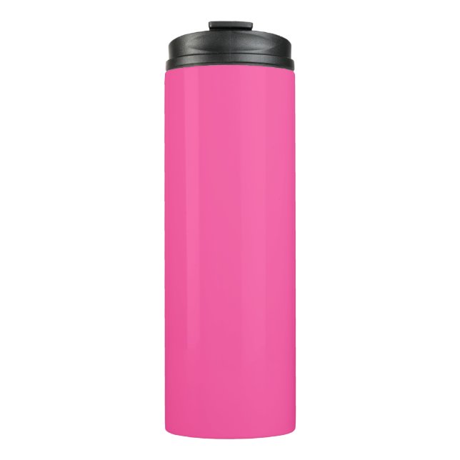 Brilliant rose  (solid colour)  thermal tumbler (Front)