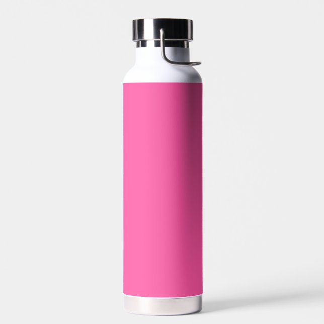 Brilliant rose  (solid colour)  water bottle (Left)