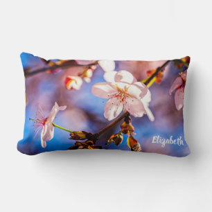 Brilliant Sakura Blossoms Lumbar Pillow