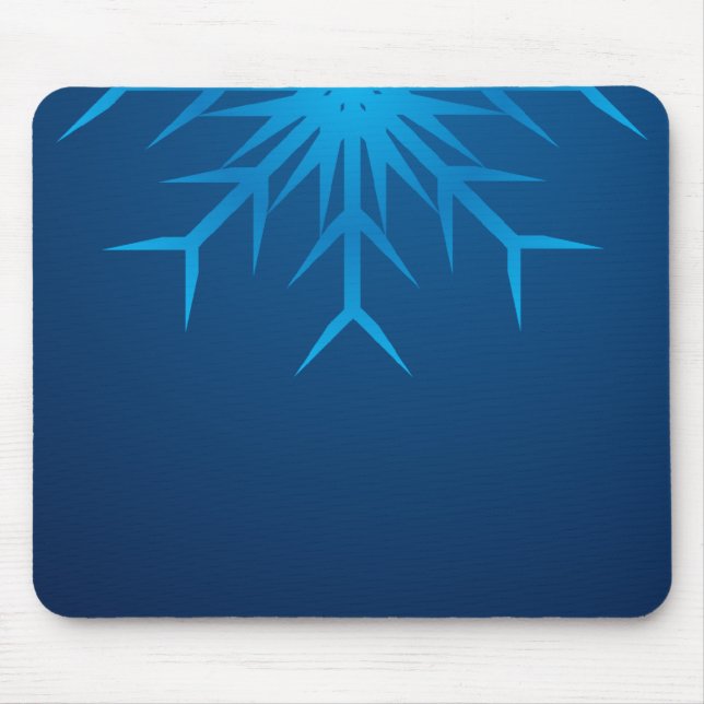 brilliant snowflake mouse pad (Front)