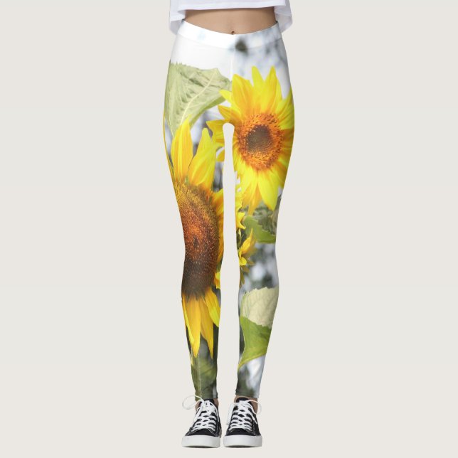 Brilliant Sunflower Leggings (Front)