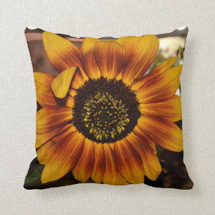Brilliant Sunflower Throw Pillow