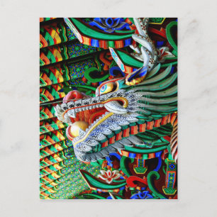 Brilliant Temple Dragon Postcard