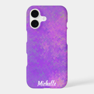 Brilliant Violet Marbled Artsy Personalized