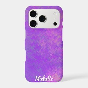 Brilliant Violet Marbled Artsy Personalized