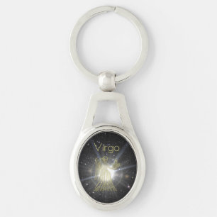 Brilliant Virgo Keychain