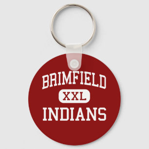 Brimfield - Indians - High - Brimfield Illinois Keychain