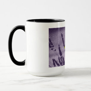 Brimstone Butterfly on a Purple Lavender Field Mug