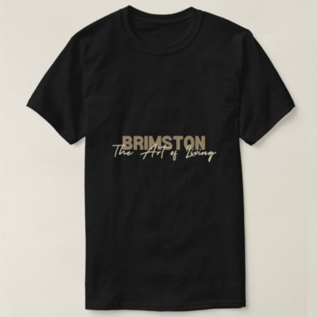 Brimstone The Art Of Living Modern Black Men's  T-Shirt (Creator Uploaded)