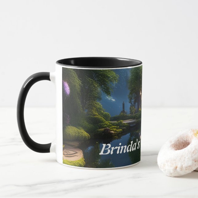 Brinda's Morning Tea Mug (With Donut)