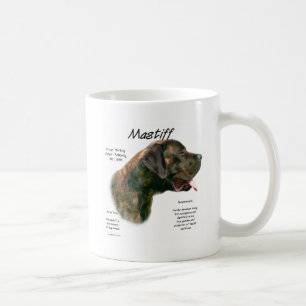 Brindle Apricot Mastiff History Coffee Mug