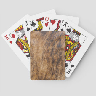 Brindle Cow Hide Playing Cards