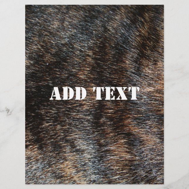 Brindle Fur Texture Camouflage (Front)