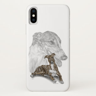 Brindle Greyhound Dog Art Case-Mate iPhone Case