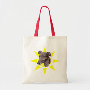 Brindle Greyhound Sunshine Dog Tote Bag