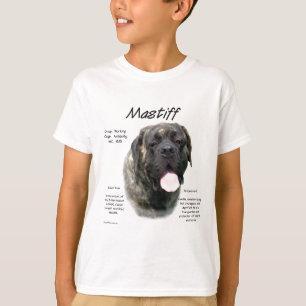 Brindle Mastiff History T-Shirt