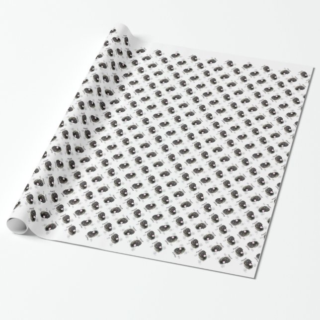 Brindle Mastiff History  Wrapping Paper (Unrolled)