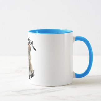 Brindle Mastiff Punish the Deed Mug