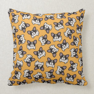 Brindle Pied Frenchie Pillows