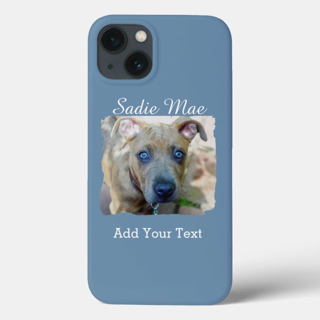 Brindle Pit Bull Puppy by Shirley Taylor  Case-Mate iPhone Case (Back)