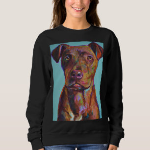 Brindle Pitbull Pup Sweatshirt