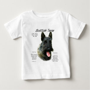 Brindle Scottish Terrier History Baby T-Shirt