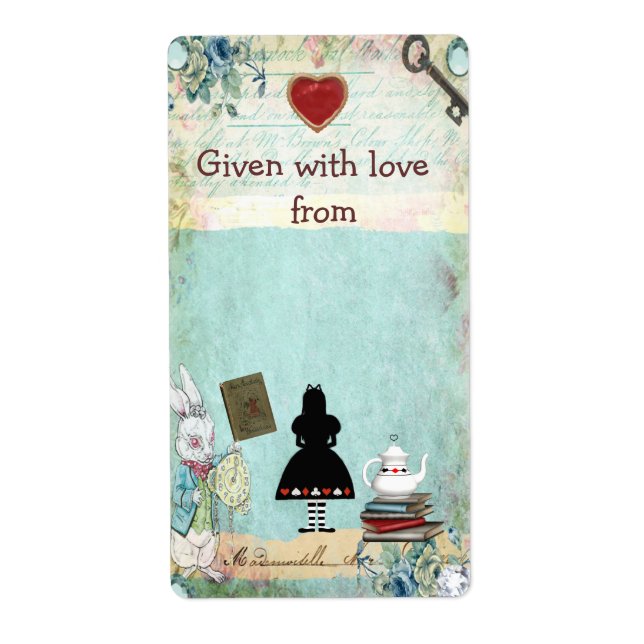 Bring a Book Alice in Wonderland Bookplates (Front)