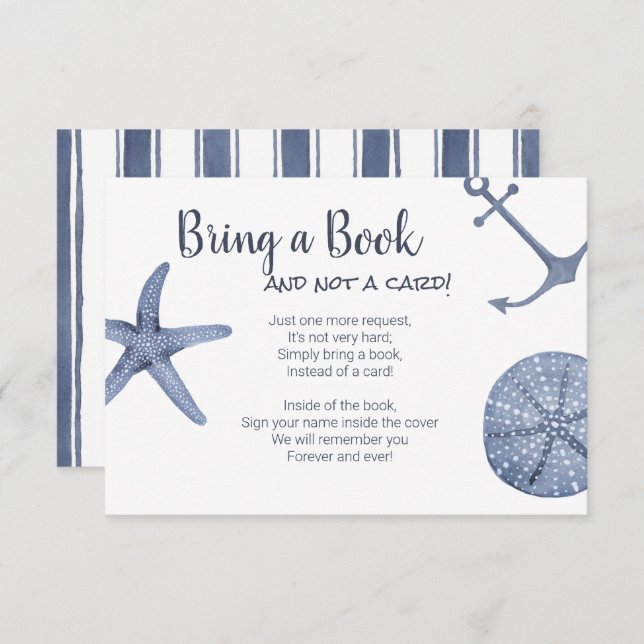 Bring a book and Not a Card (Front/Back)