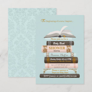 Bring a Book Baby Shower Invitation