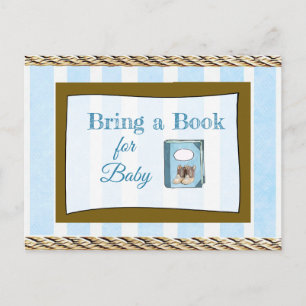 Bring a Book for Baby Baby Shower Card