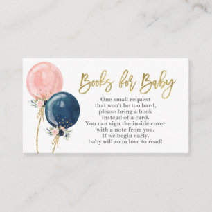 Bring a book instead of a card gender reveal