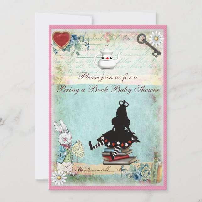 Bring a Book Princess Alice Baby Shower Invitation (Front)