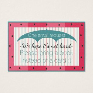 Bring-a-Book "Watermelon" Insert Card/Personalize