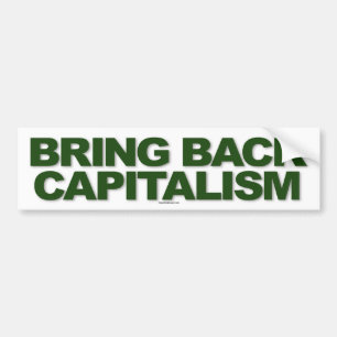 Bring Back Capitalism sticker