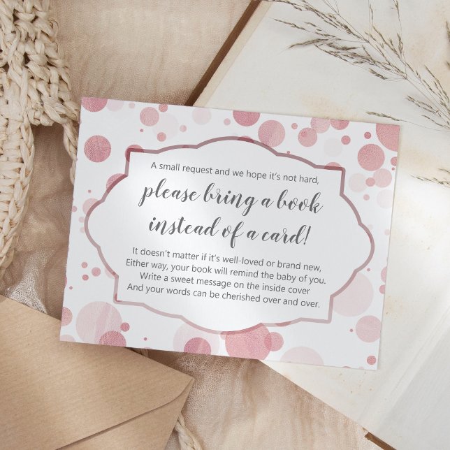 "Bring book instead of card" Ticket, Baby Shower Enclosure Card (Creator Uploaded)