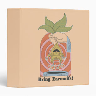 "Bring Earmuffs!" Screaming Mandrake Graphic Binder