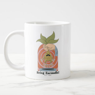 "Bring Earmuffs!" Screaming Mandrake Graphic Large Coffee Mug