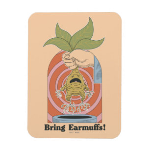 "Bring Earmuffs!" Screaming Mandrake Graphic Magnet