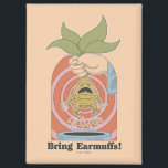 "Bring Earmuffs!" Screaming Mandrake Graphic Magnet<br><div class="desc">Add a dose of magical humor to your collection with this playful “Bring Earmuffs!” design. Featuring a hand holding a mandrake mid-pull — roots wriggling and mouth wide open — this bold illustration captures one of the most unforgettable lessons from Herbology class. With its vintage-inspired color palette and retro poster-style...</div>