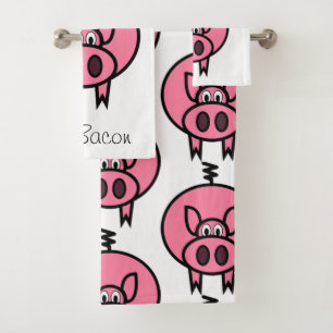 Bring Home The Bacon Bath Towel Set