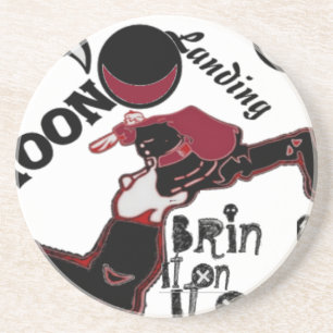 Bring It On – Playful Christmas & Space Mashup Coaster