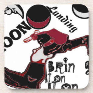 Bring It On – Playful Christmas & Space Mashup Coaster