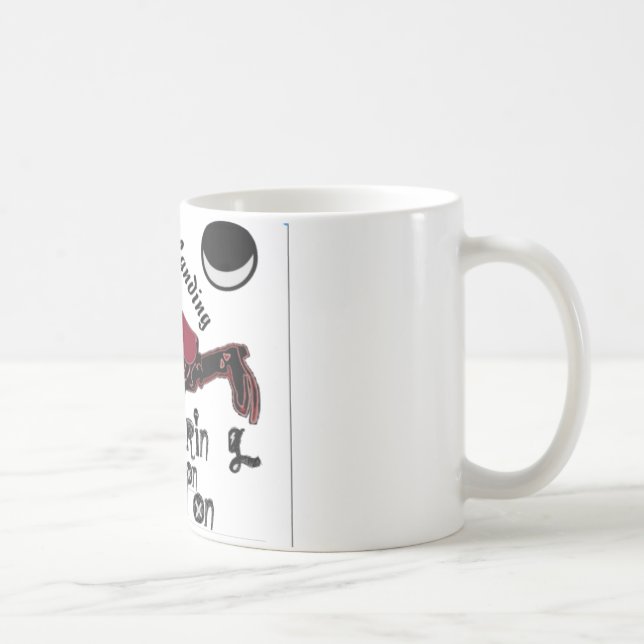 Bring It On – Playful Christmas & Space Mashup Coffee Mug (Right)