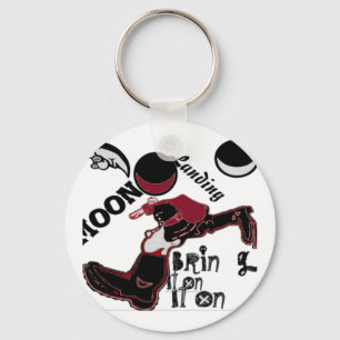 Bring It On – Playful Christmas & Space Mashup Keychain